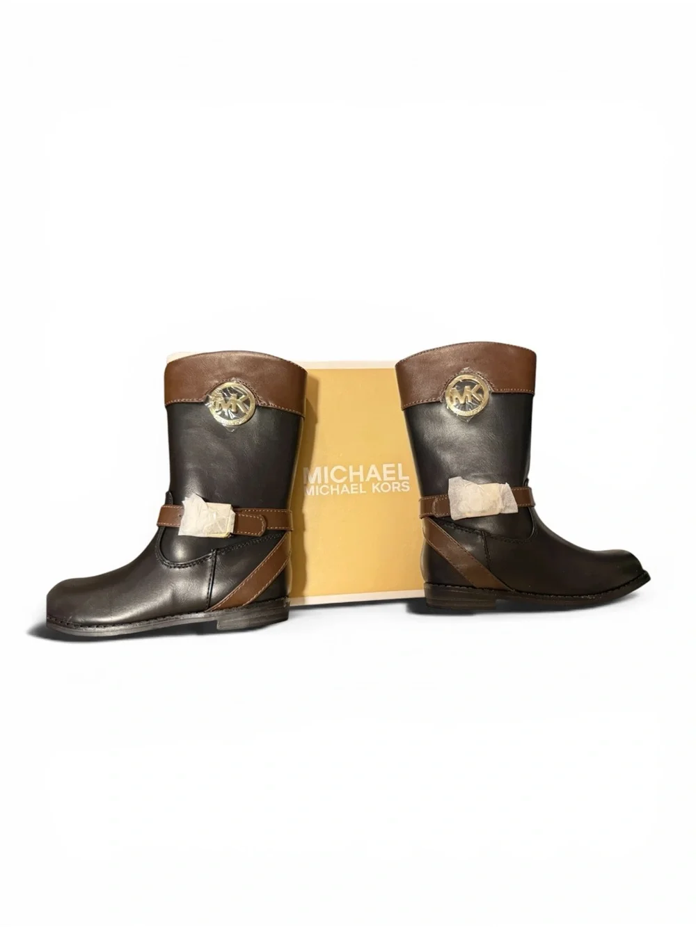 Michael Kors Kids Brown Leather Boots